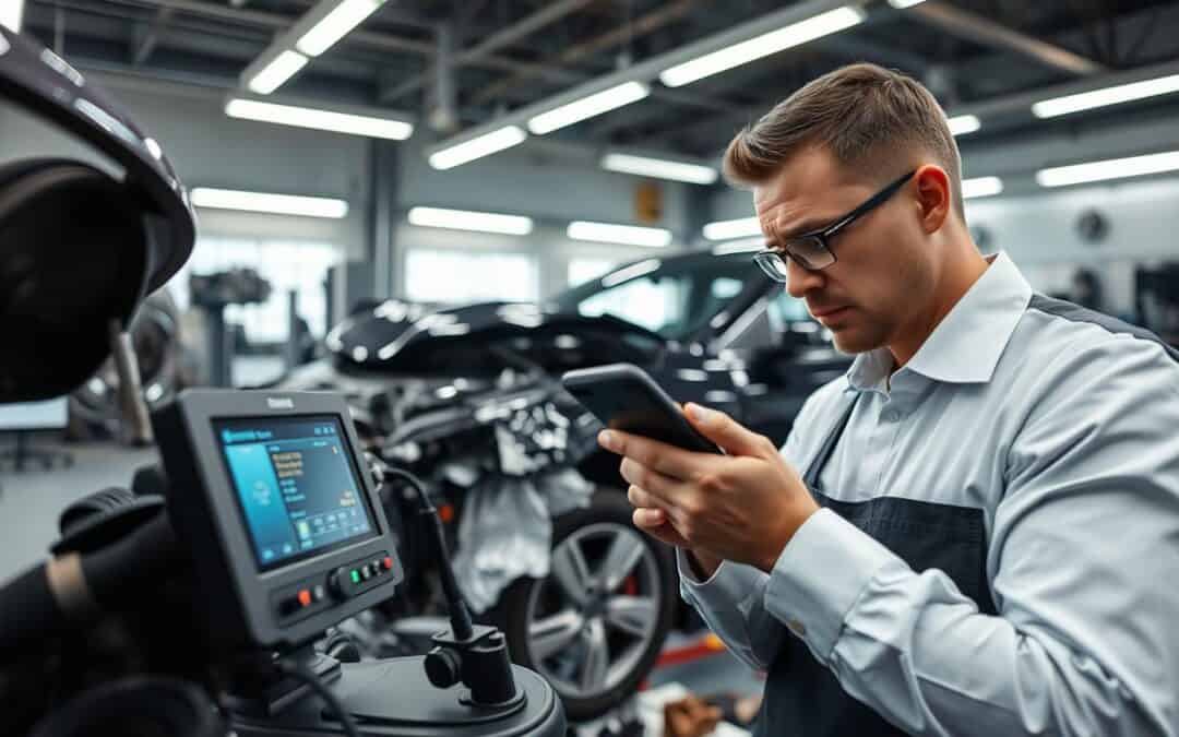 Kontrola błędów diagnostycznych po kolizji w Niemczech – MOTOEXPERT